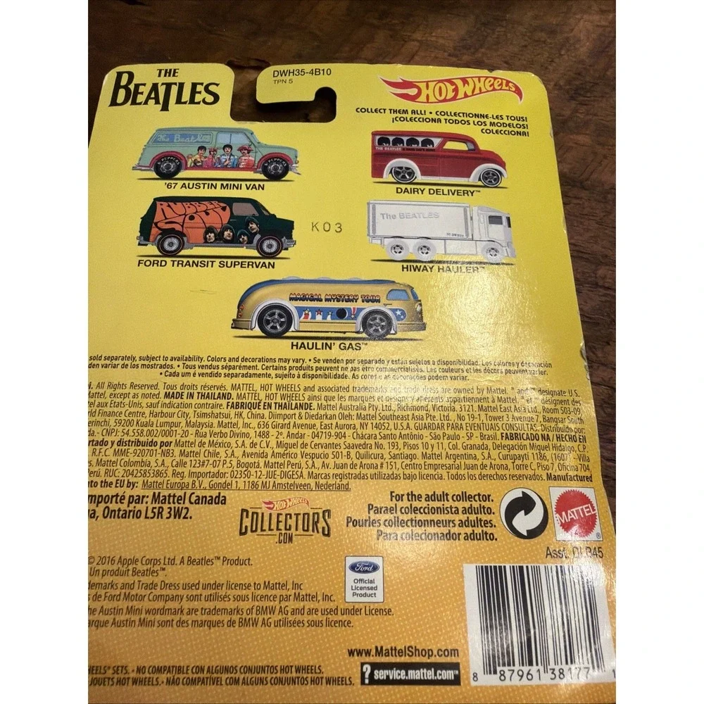 Beatles Magical Mystery Tour Haulin Gas Car New